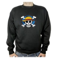 SUDADERA NEGRA One piece...