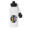 BIDON 600 ML ACERO INOXIDABLE CON CHUPON One piece logo calavera barco pirata luffy escolar deporte bicicleta