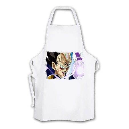 DELANTAL TALLA ADULTO Vegeta galik canon kamehameha ssj blue formas majin cocina personalizado