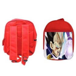 MOCHILA ROJA Vegeta galik...