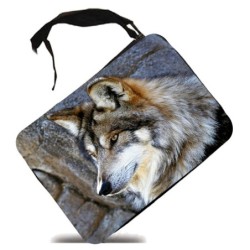 ESTUCHE lobo gris animal...