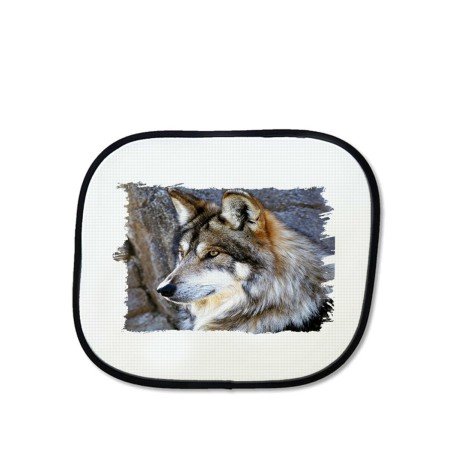 PARASOL lobo gris animal salvaje feroz mascota bosque personalizado coche