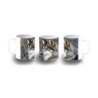 TAZA DE PLASTICO lobo gris animal salvaje feroz mascota bosque niños personalizada