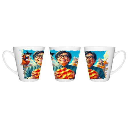 TAZA CÓNICA akira toriyama dragon bolas bola goku arale dai conica personalizada