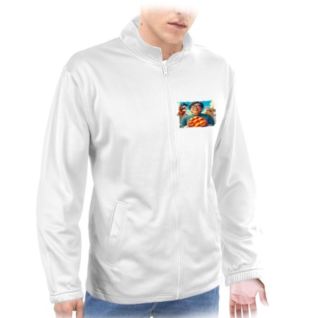 CHAQUETA TECNICA 1 IMPRESION akira toriyama dragon bolas bola goku arale dai  personalizada