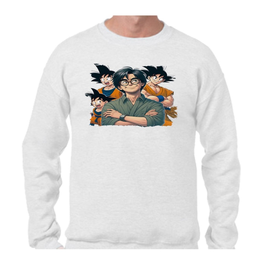 SUDADERA akira toriyama goku chico super guerrero z saiyan personalizada