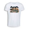 CAMISETA TACTO ALGODÓN akira toriyama goku chico super guerrero z saiyan cómoda personalizada