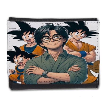 BILLETERA BILLETERO akira toriyama goku chico super guerrero z saiyan hombre caballero negro monedero