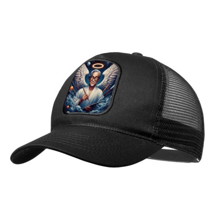 GORRA NEGRA CON REJILLA akira toriyama dios manga serie anime dragon bola moda deporte