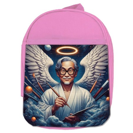 MOCHILA ROSA akira toriyama dios manga serie anime dragon bola escolar personalizado picnic excursión deporte