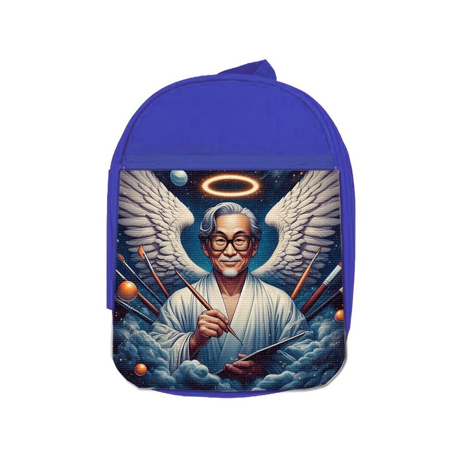 MOCHILA AZUL akira toriyama dios manga serie anime dragon bola escolar personalizado picnic excursión deporte