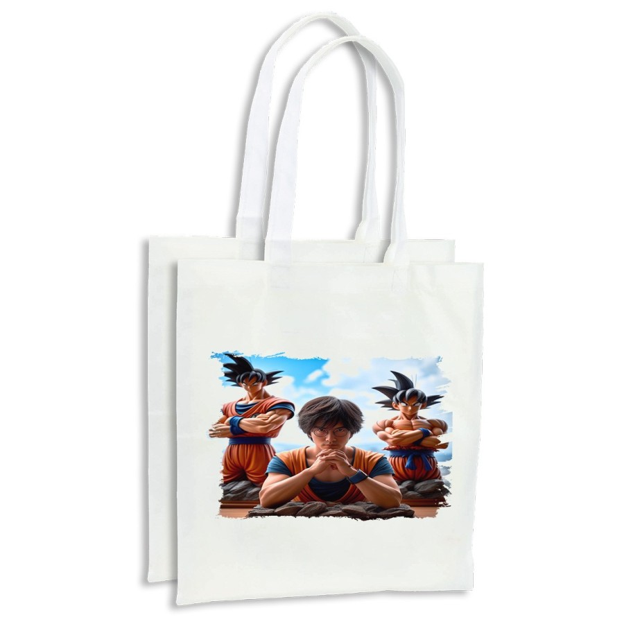 PACK BOLSAS akira toriyama padre serie goku saijajin guerrero z cocina compra personalizadas