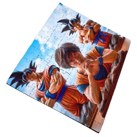 PUZZLE DE TAMAÑO Y PIEZAS A ELEGIR akira toriyama padre serie goku saijajin guerrero z rompecabezas educativo puzle