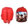 PACK MOCHILA ROJA Y ESTUCHE akira toriyama padre serie goku saijajin guerrero z material escolar