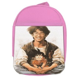 MOCHILA ROSA akira toriyama...