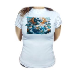 CAMISETA MUJER broly dios...