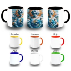 TAZA COLORES broly dios god...