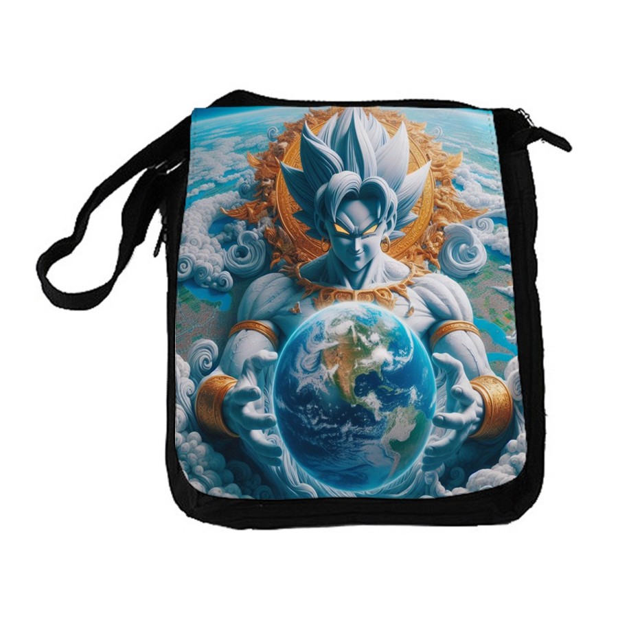 BANDOLERA REPORTERO MEDIANA BOLSO broly dios god ssj ultra instinto mundo universo z bolsa mochila hombro