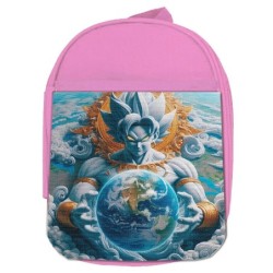 MOCHILA ROSA broly dios god...