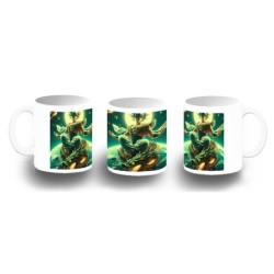 TAZA FOTOLUMINISCENTE goku...