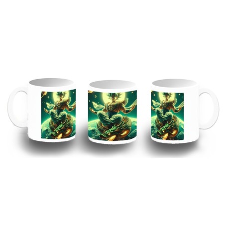 TAZA FOTOLUMINISCENTE goku god dios ultra instinto dioses dragon shenron BRILLA OSCURIDAD