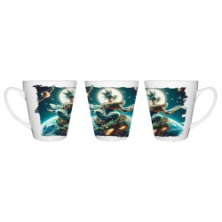 TAZA CÓNICA goku god dios...