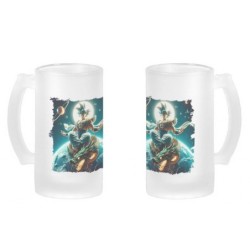 JARRA CERVEZA CRISTAL goku...