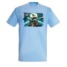 CAMISETA AZUL CIELO goku god dios ultra instinto dioses dragon shenron moda verano personalizada