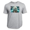 CAMISETA GRIS MEZCLA goku god dios ultra instinto dioses dragon shenron moda verano personalizada
