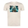 CAMISETA BLANCO NATURAL IMAGEN A COLOR goku god dios ultra instinto dioses dragon shenron moda verano tshirt
