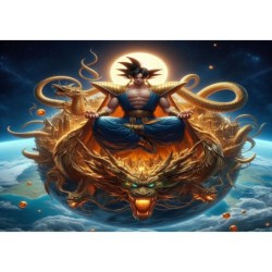 TAZA MÁGICA goku god dios blue dioses dragon dorado shenron z personalizada