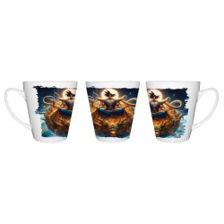 TAZA CÓNICA goku god dios...