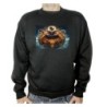 SUDADERA NEGRA goku god dios blue dioses dragon dorado shenron z adulto poliester algodón personalizada