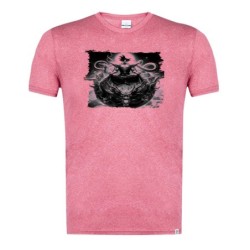 CAMISETA ROJA MEZCLA CON...
