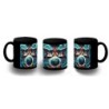 TAZA COMPLETAMENTE NEGRA dios goku dragon shenron z bola dioses god super personalizada
