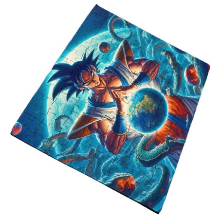 PUZZLE DE TAMAÑO Y PIEZAS A ELEGIR dios goku dragon shenron z bola dioses god super rompecabezas educativo puzle