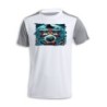 CAMISETA DISEÑO BICOLOR dios goku dragon shenron z bola dioses god super personalizada