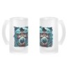JARRA CERVEZA CRISTAL dios goku dragon shenron z bola dioses god super esmerilada esmerilado 500ml