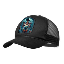 GORRA NEGRA CON REJILLA...