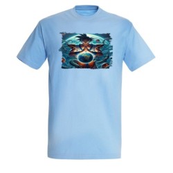 CAMISETA AZUL CIELO dios...