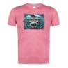 CAMISETA ROJA MEZCLA dios goku dragon shenron z bola dioses god super moda verano tshirt