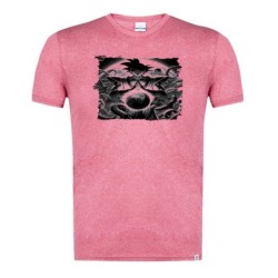 CAMISETA ROJA MEZCLA CON...