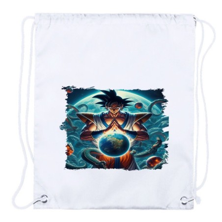 MOCHILA DE CUERDAS (SELECCIONE CANTIDAD) dios goku dragon shenron z bola dioses god super playa piscina excursion