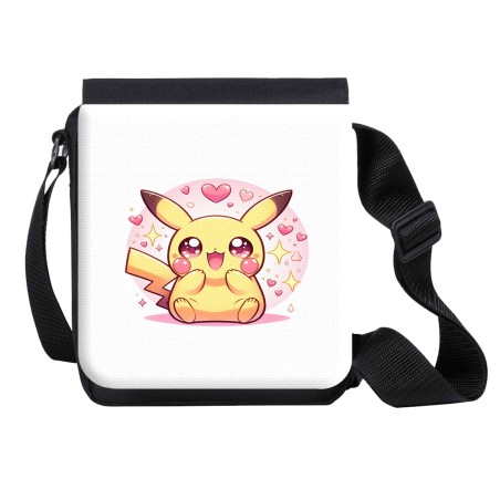 BANDOLERA PEQUEÑA cute mono lindo conejo amarillo pocket pika bolso personalizada