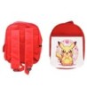 MOCHILA ROJA cute mono lindo conejo amarillo pocket pika escolar personalizado