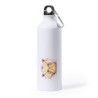 BIDON GRANDE 800 ML ACERO INOXIDABLE cute mono lindo conejo amarillo pocket pika deporte deportivo mosqueton botella