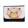 BILLETERA BILLETERO cute mono lindo conejo amarillo pocket pika unisex negro monedero