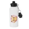 BIDON 600 ML ACERO INOXIDABLE CON CHUPON cute mono lindo conejo amarillo pocket pika escolar deporte bicicleta