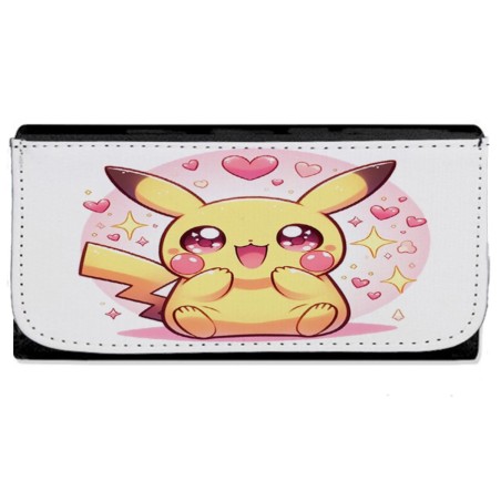 BILLETERA BILLETERO cute mono lindo conejo amarillo pocket pika mujer señora negro monedero