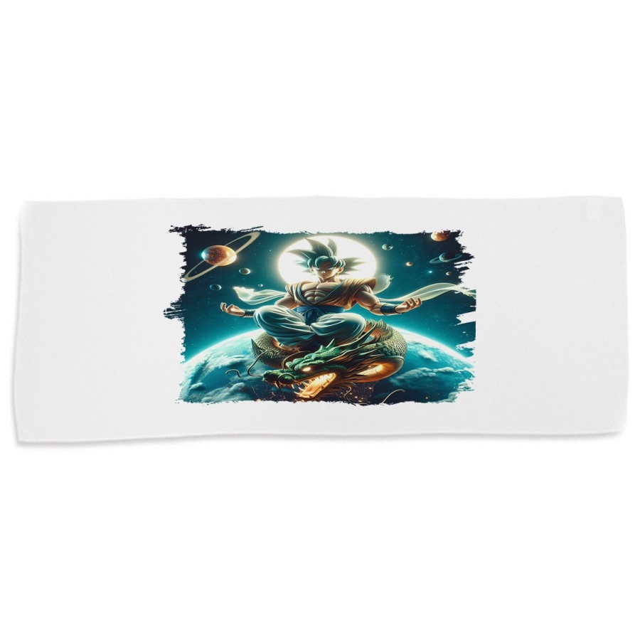 TOALLA GIMNASIO GYM ABSORBENTE goku god dios ultra instinto dioses dragon shenron suave con bolsita